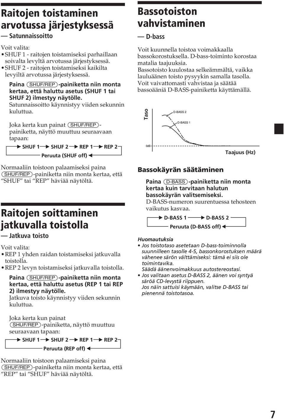 Satunnaissoitto käynnistyy viiden sekunnin kuluttua.