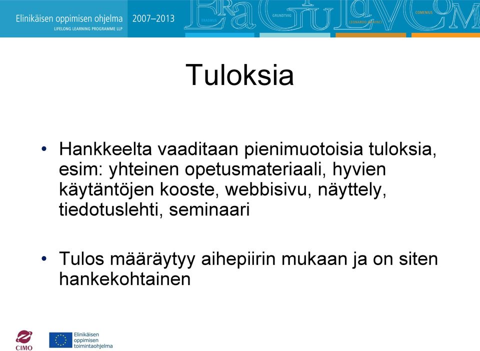 kooste, webbisivu, näyttely, tiedotuslehti, seminaari