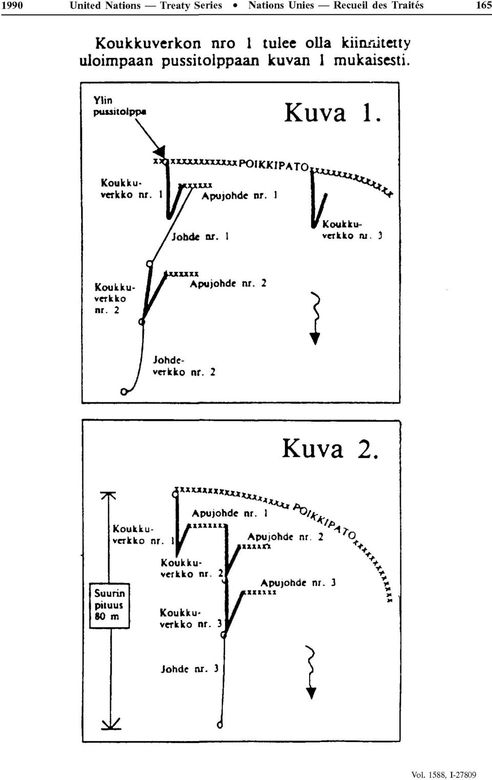 Ylin puuitolpp* Kuva 1. Kuva 2. Suurin piluus 80 m Koukku vcrkko nr. t Apujohde nr.