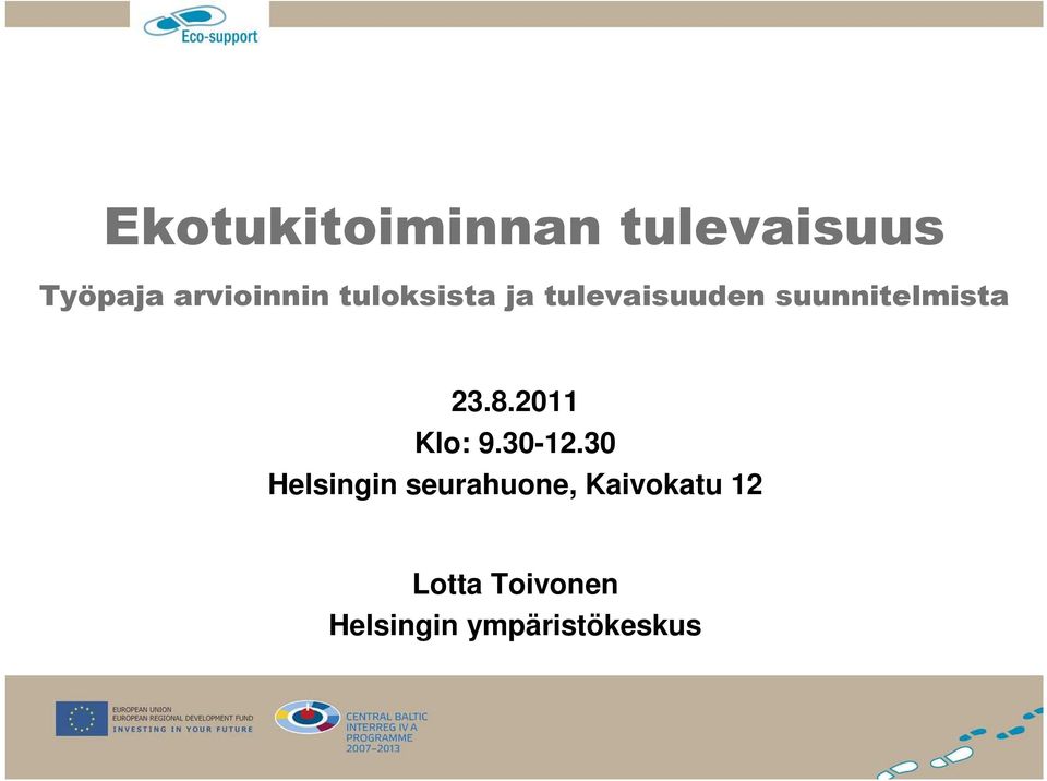 2011 Klo: 9.30-12.