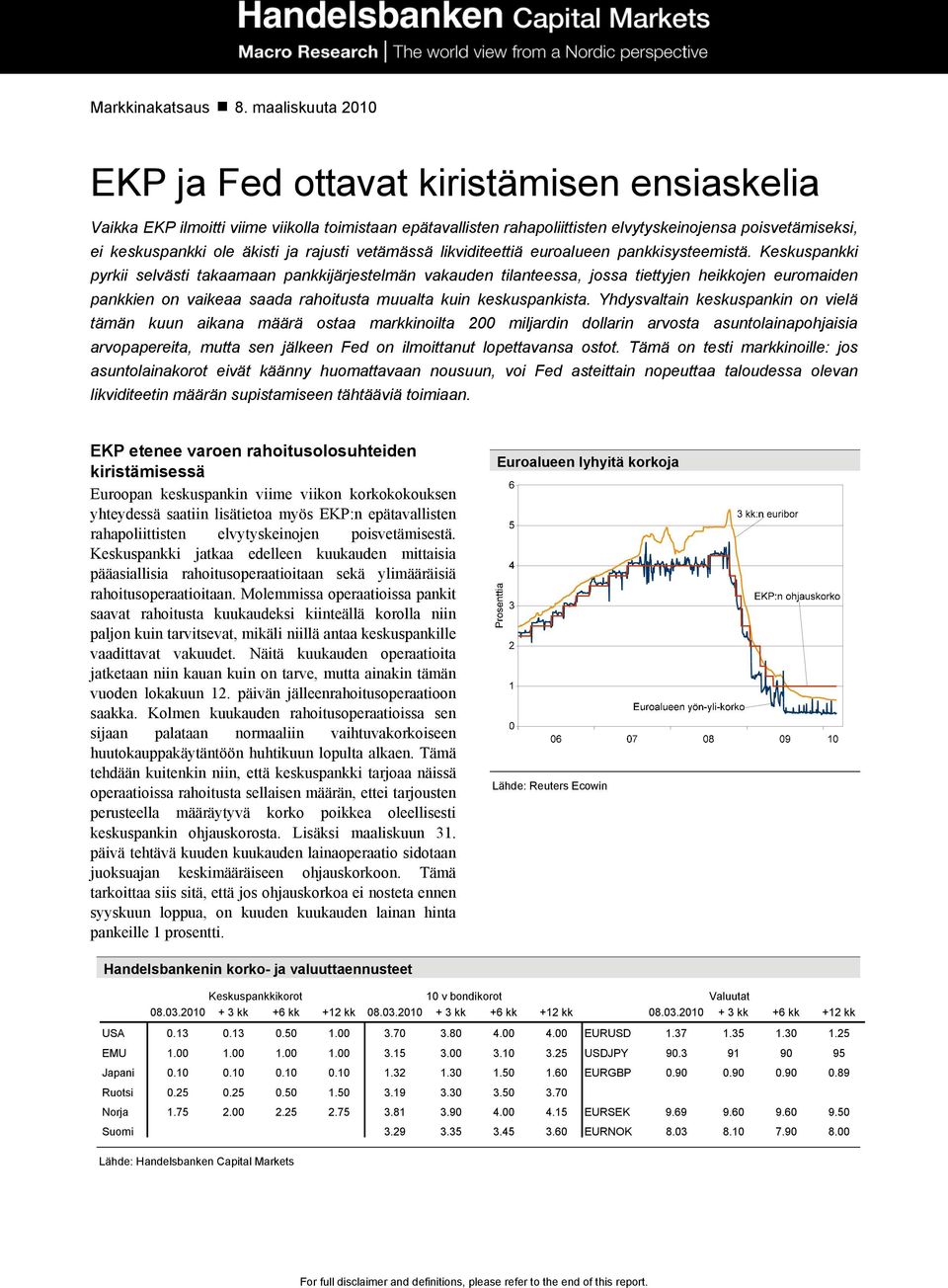 äkisti ja rajusti vetämässä likviditeettiä euroalueen pankkisysteemistä.