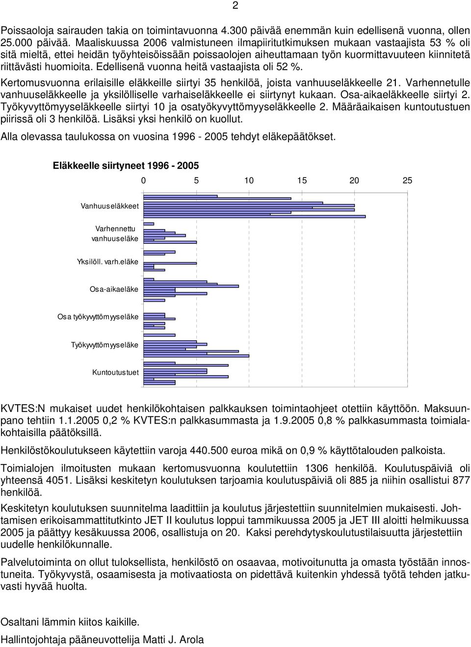 Maaliskuussa 26 valmistuneen ilmapiiritutkimuksen mukaan vastaajista 53 % oli sitä mieltä, ettei heidän työyhteisöissään poissaolojen aiheuttamaan työn kuormittavuuteen kiinnitetä riittävästi