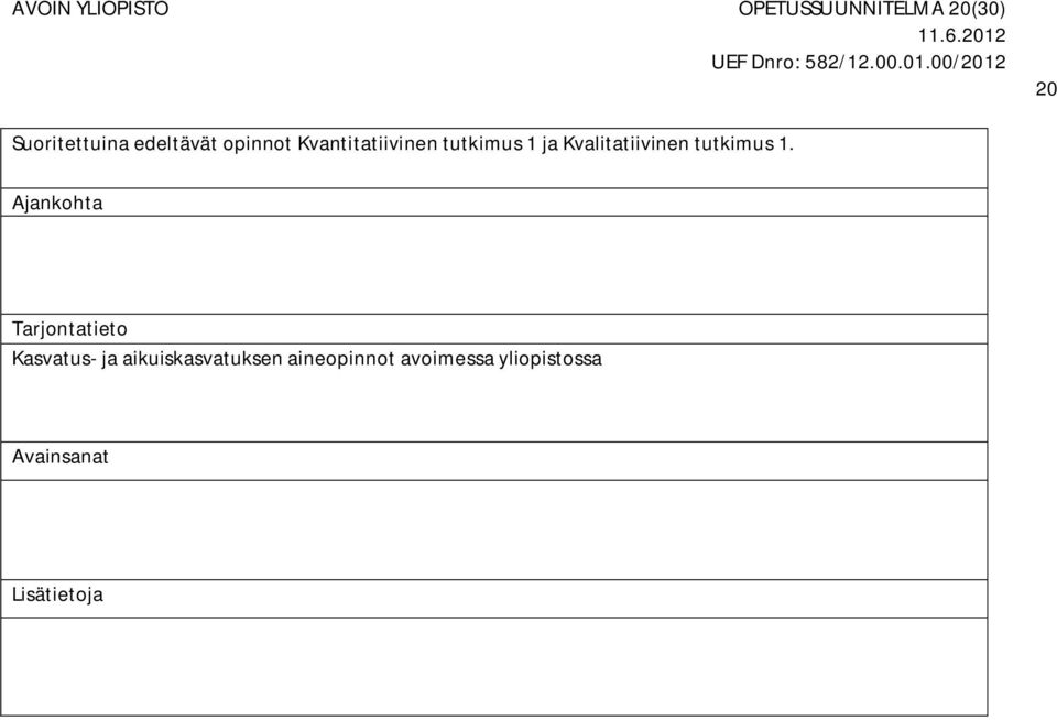 Kvalitatiivinen tutkimus 1.