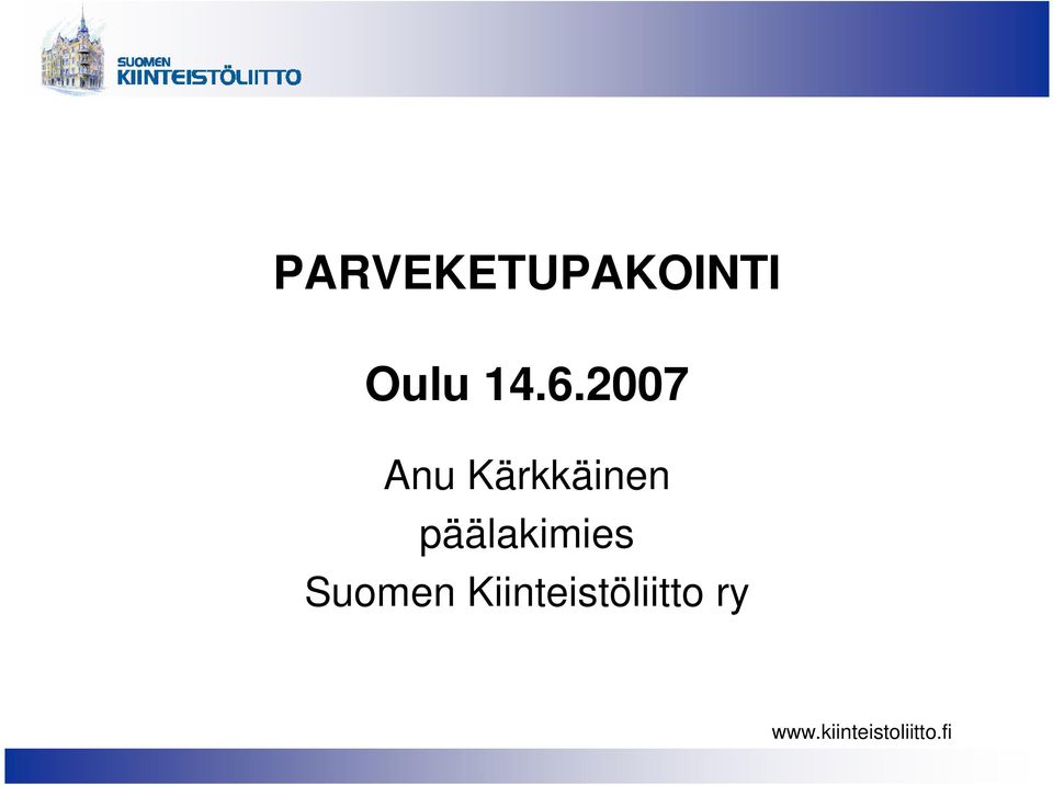 2007 Anu Kärkkäinen