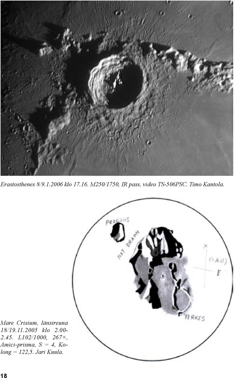 Mare Crisium, länsireuna 18/19.11.2005 klo 2.00-2.