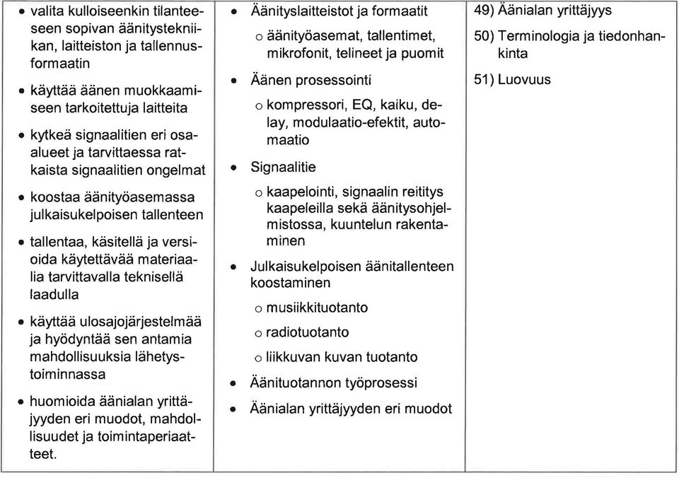 käytettävää mterili trvittvll teknisellä ldull. käyttää ulosjojärjestelmää j hyödyntää sen ntmi mhdollisuuksi lähetystoíminnss.