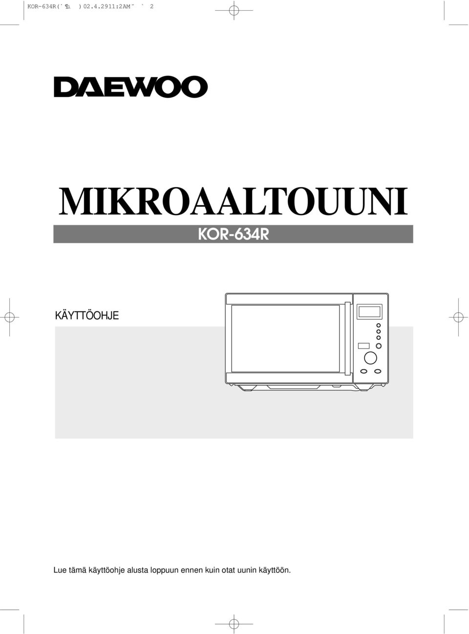 29 11:2 AM ` 2 MIKROAALTOUUNI 