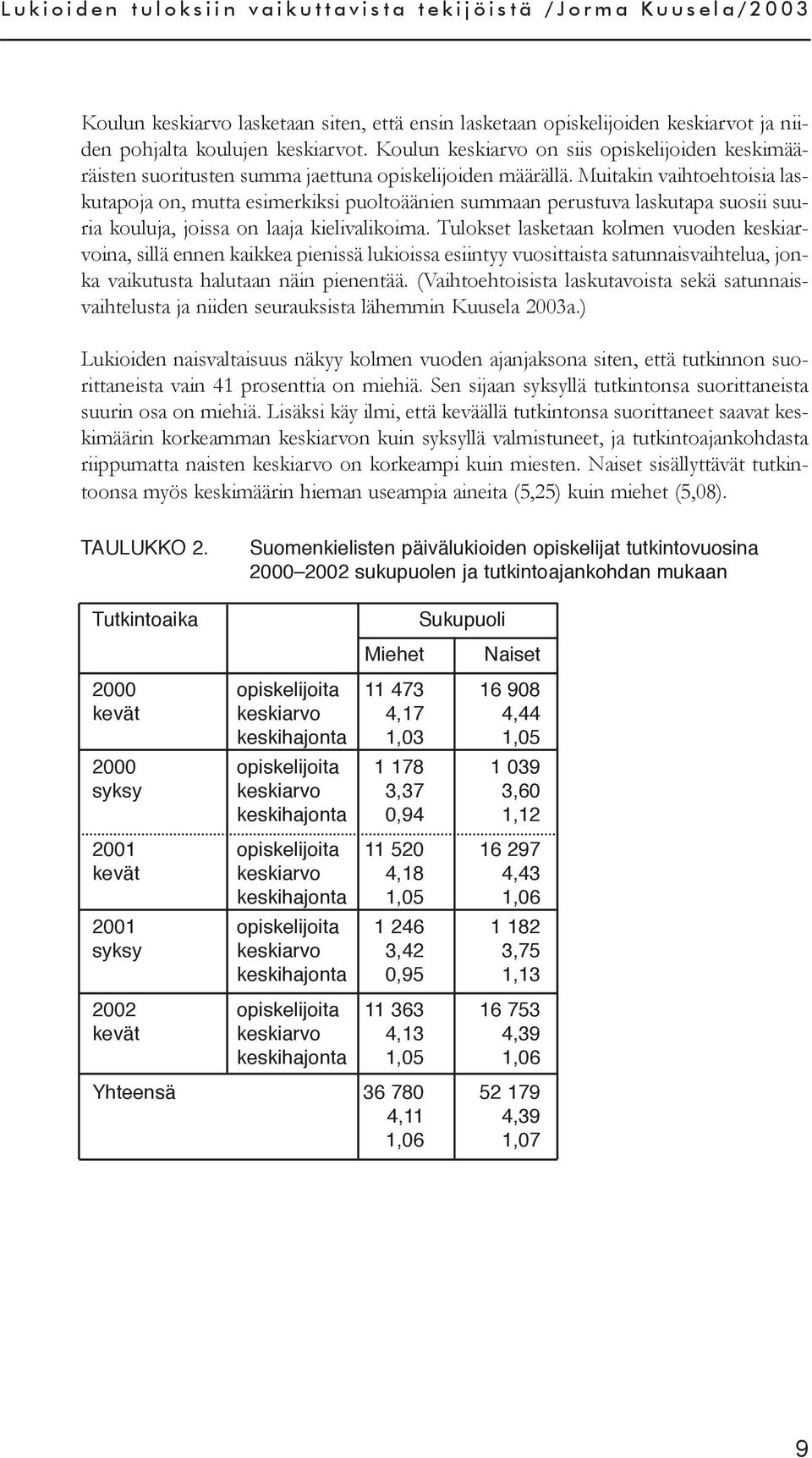 Muitakin vaihtoehtoisia laskutapoja on, mutta esimerkiksi puoltoäänien summaan perustuva laskutapa suosii suuria kouluja, joissa on laaja kielivalikoima.