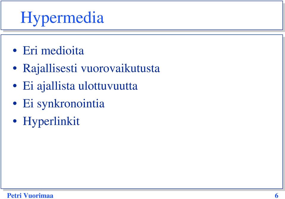 Ei ajallista ulottuvuutta Ei