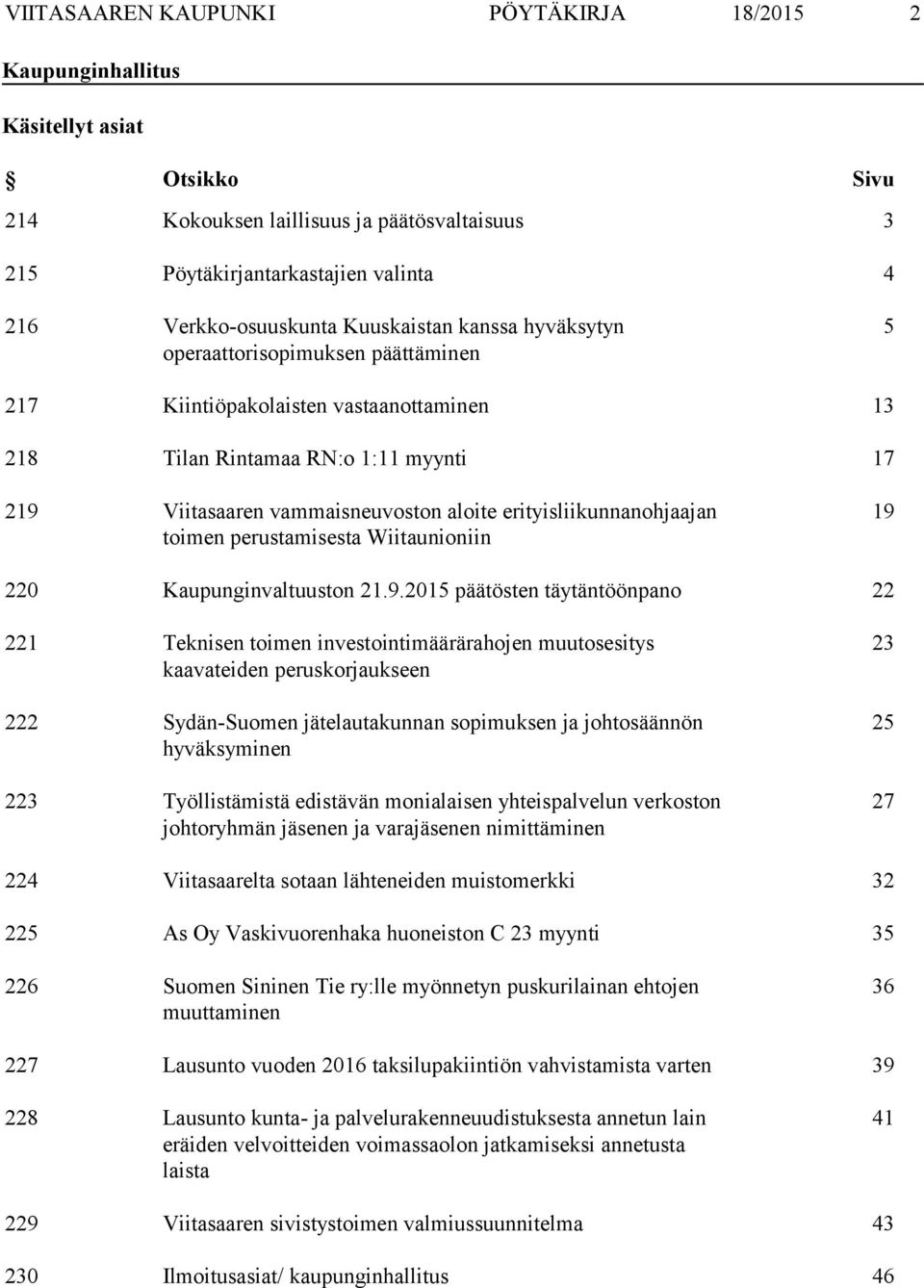 erityisliikunnanohjaajan toimen perustamisesta Wiitaunioniin 19 