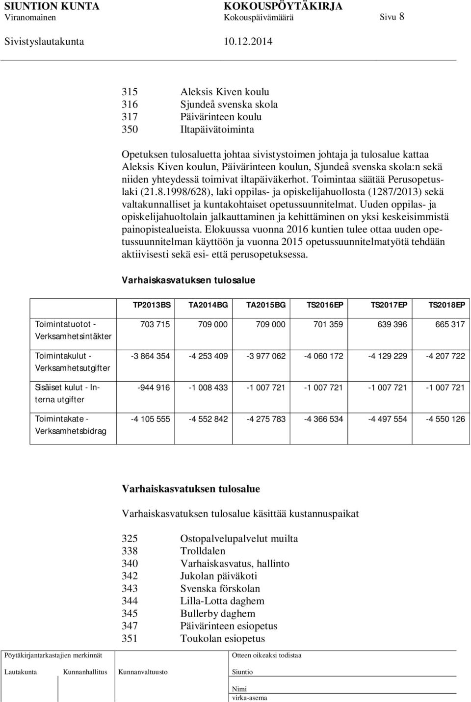 1998/628), laki oppilas- ja opiskelijahuollosta (1287/2013) sekä valtakunnalliset ja kuntakohtaiset opetussuunnitelmat.