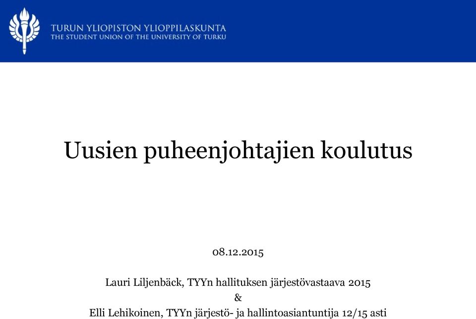 järjestövastaava 2015 & Elli Lehikoinen,