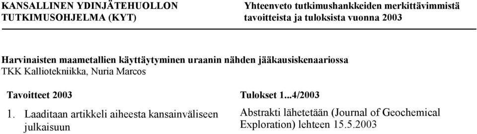 Laaditaan artikkeli aiheesta kansainväliseen julkaisuun