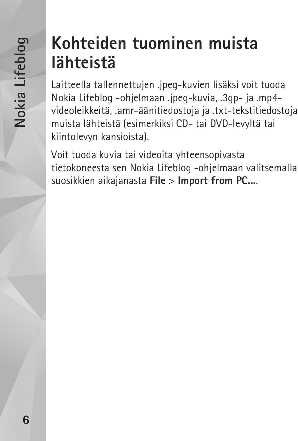 amr-äänitiedostoja ja.