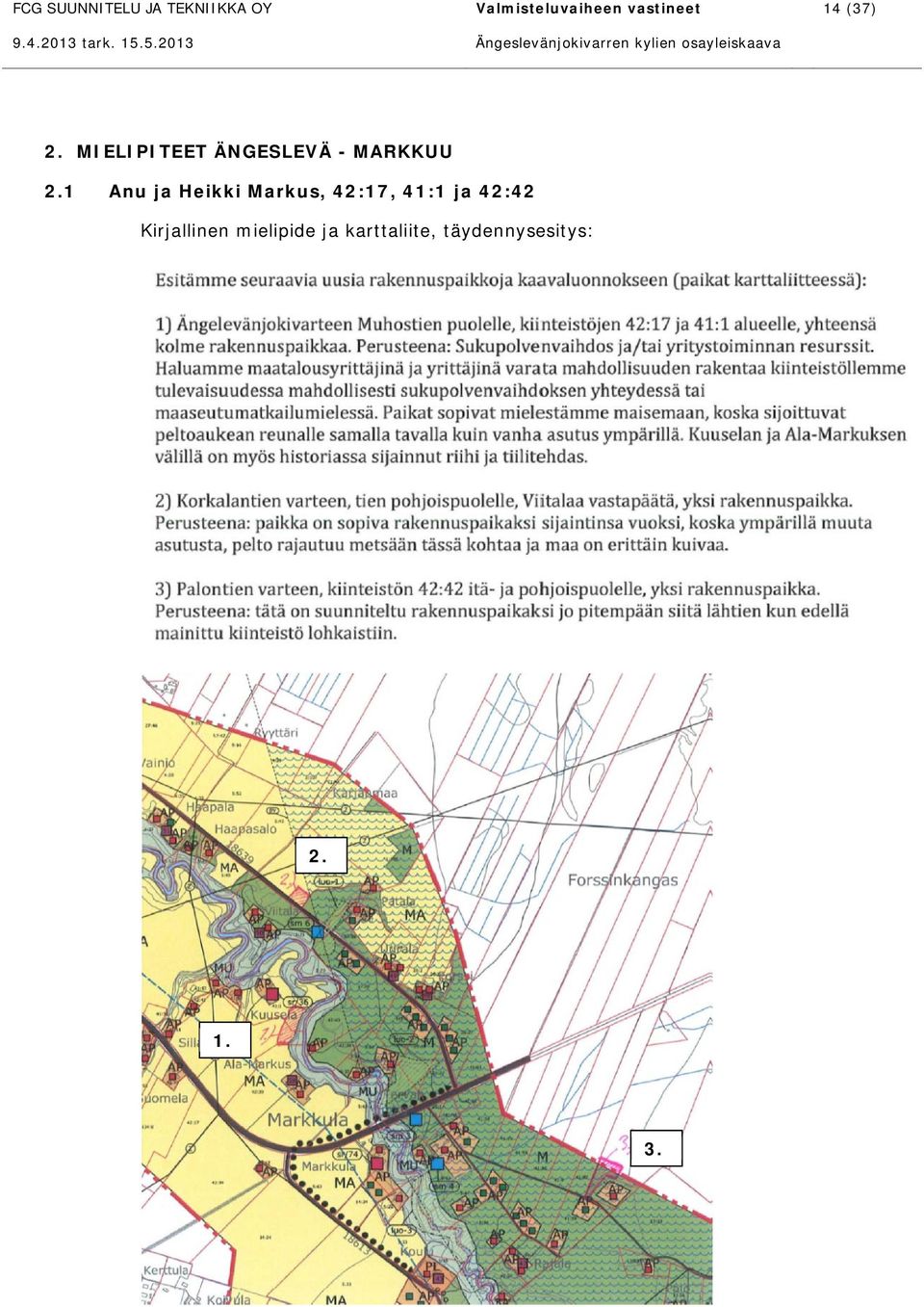 MIELIPITEET ÄNGESLEVÄ - MARKKUU 2.