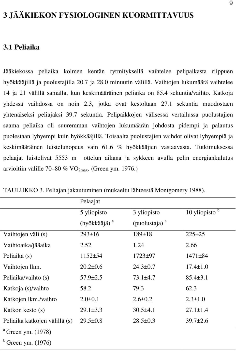 1 sekuntia muodostaen yhtenäiseksi peliajaksi 39.7 sekuntia.