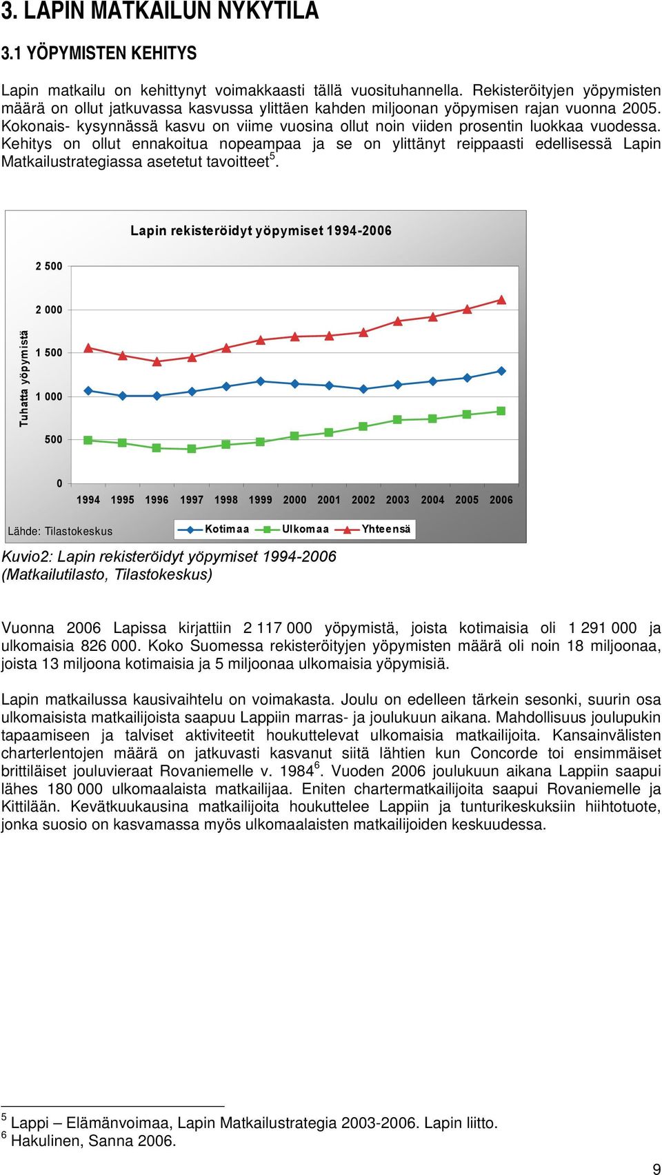 Kokonais- kysynnässä kasvu on viime vuosina ollut noin viiden prosentin luokkaa vuodessa.