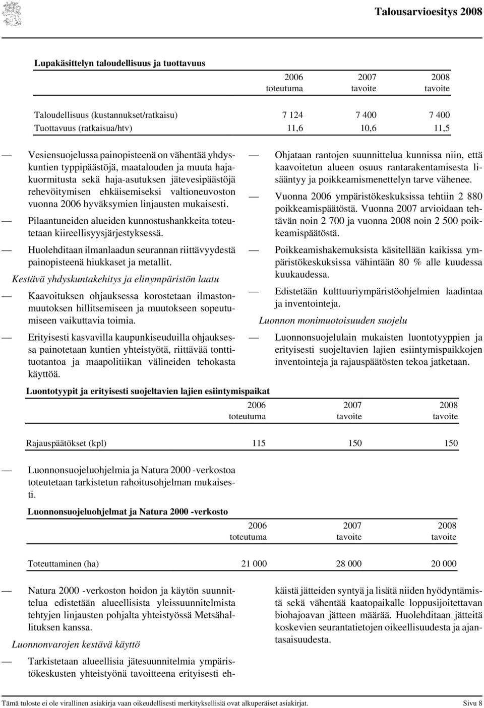 Pilaantuneiden alueiden kunnostushankkeita toteutetaan kiireellisyysjärjestyksessä. Huolehditaan ilmanlaadun seurannan riittävyydestä painopisteenä hiukkaset ja metallit.