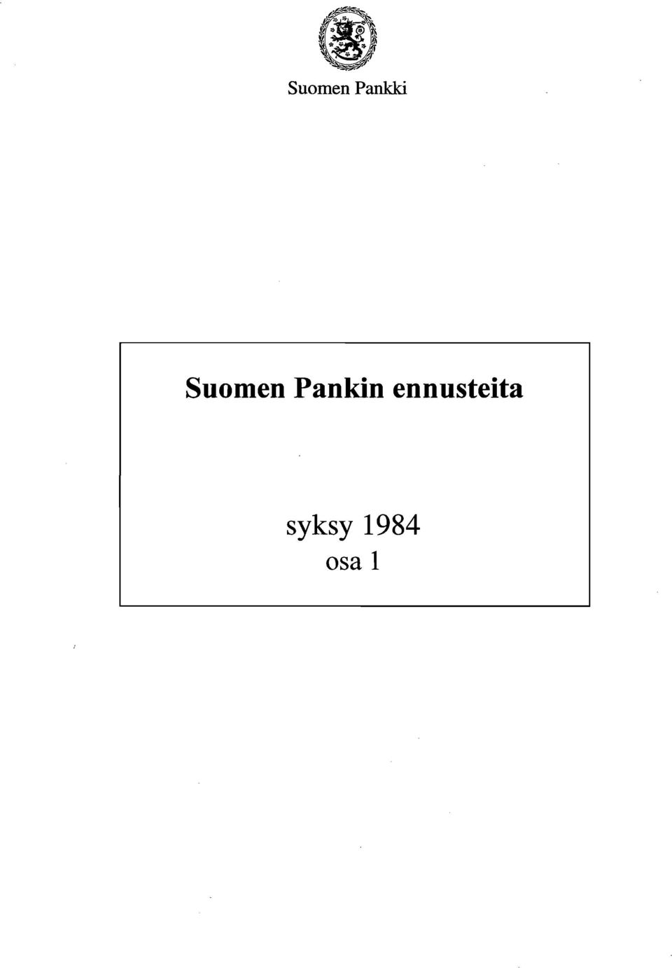 ennusteita