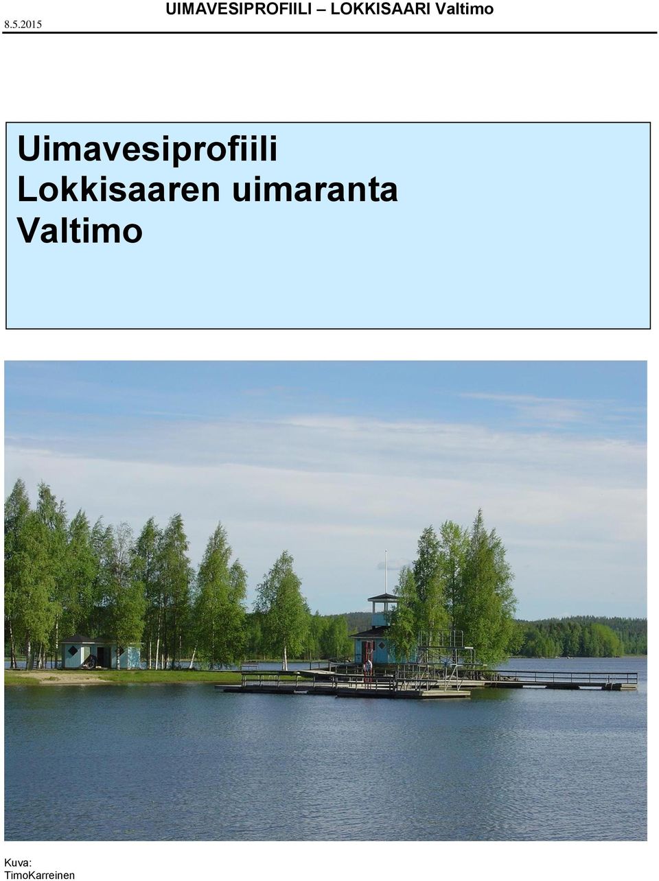 Uimavesiprofiili