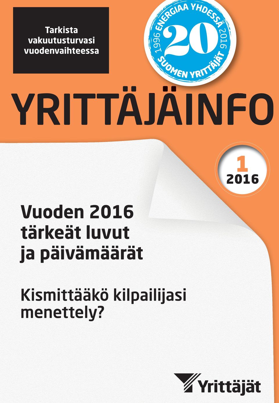 2016 tärkeät luvut ja