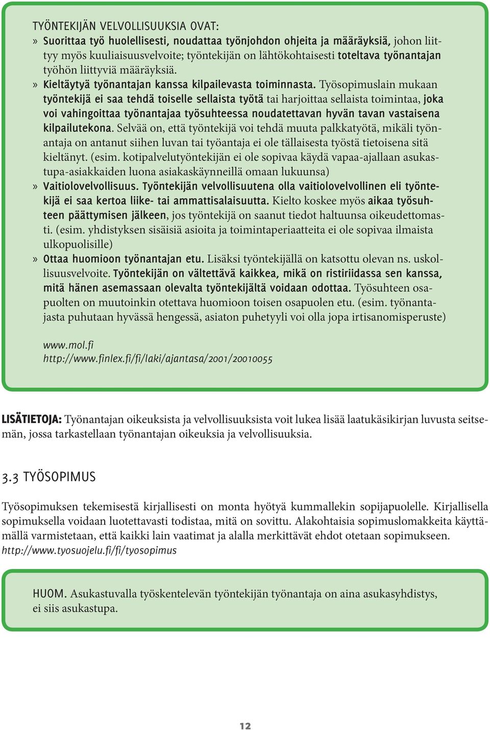 Työsopimuslain mukaan työntekijä ei saa tehdä toiselle sellaista työtä tai harjoittaa sellaista toimintaa, joka voi vahingoittaa työnantajaa työsuhteessa noudatettavan hyvän tavan vastaisena