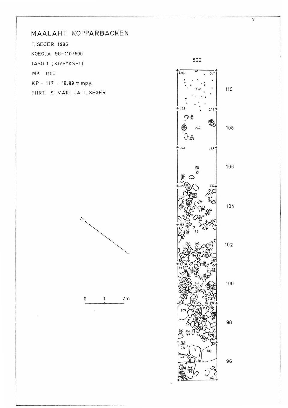 IVEYKSET) MK 1:5 KP = 117 = 18.89m mpy.