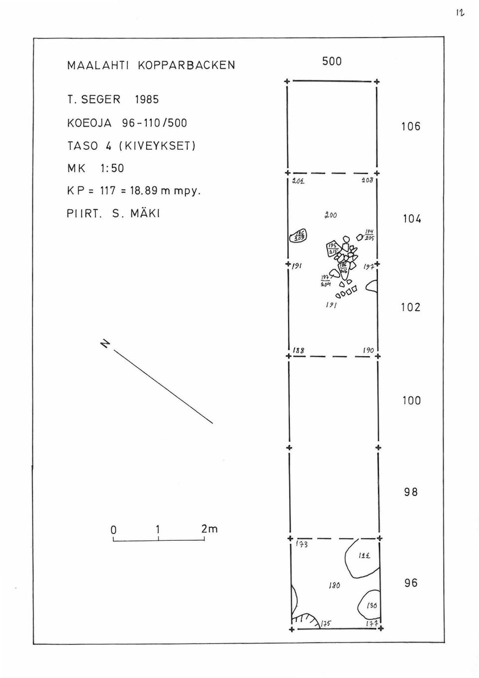 KIVEYKSET) 16 MK 1:5 K P = 117 = 18.89 m mpy.