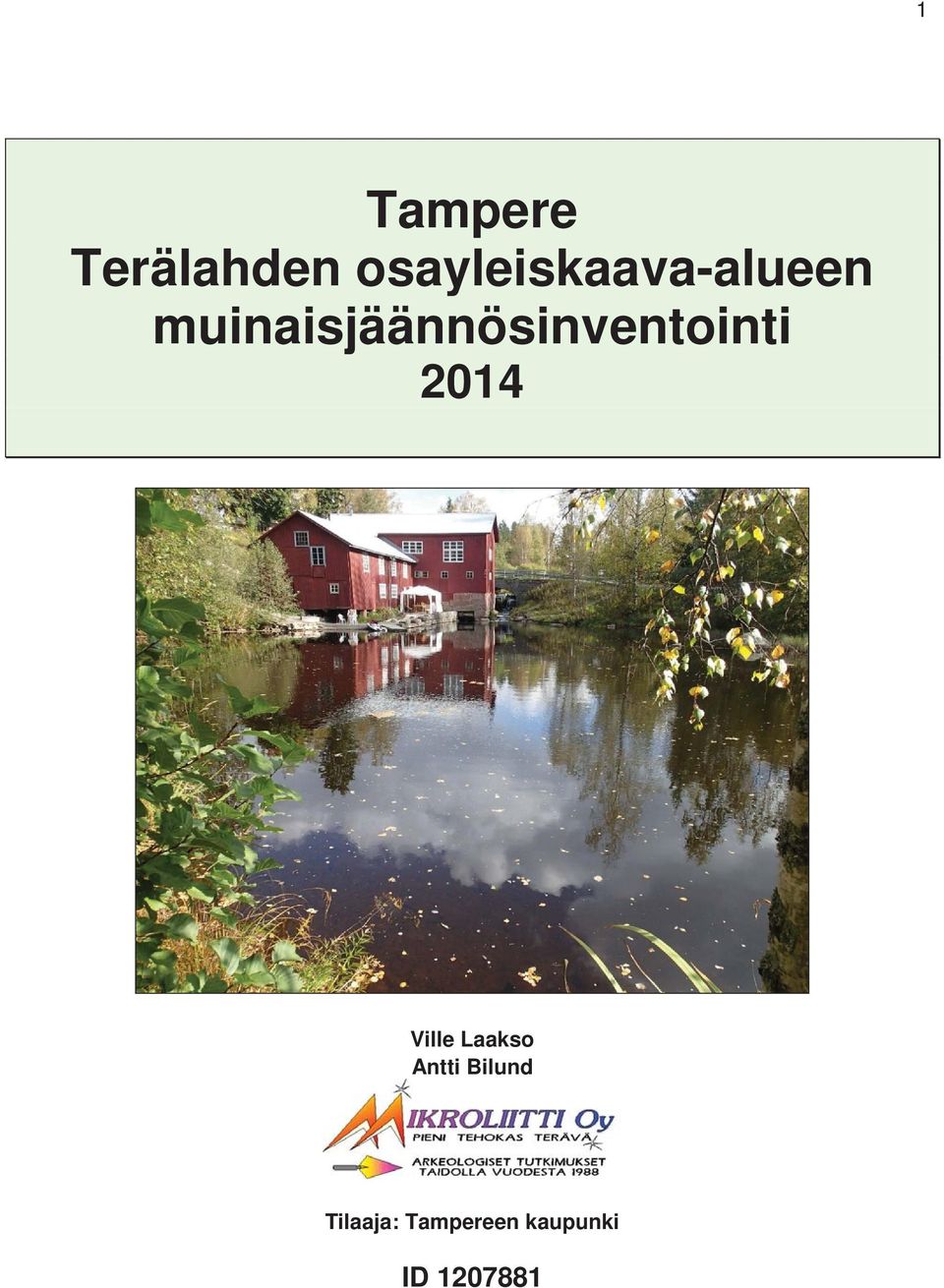 muinaisjäännösinventointi 2014