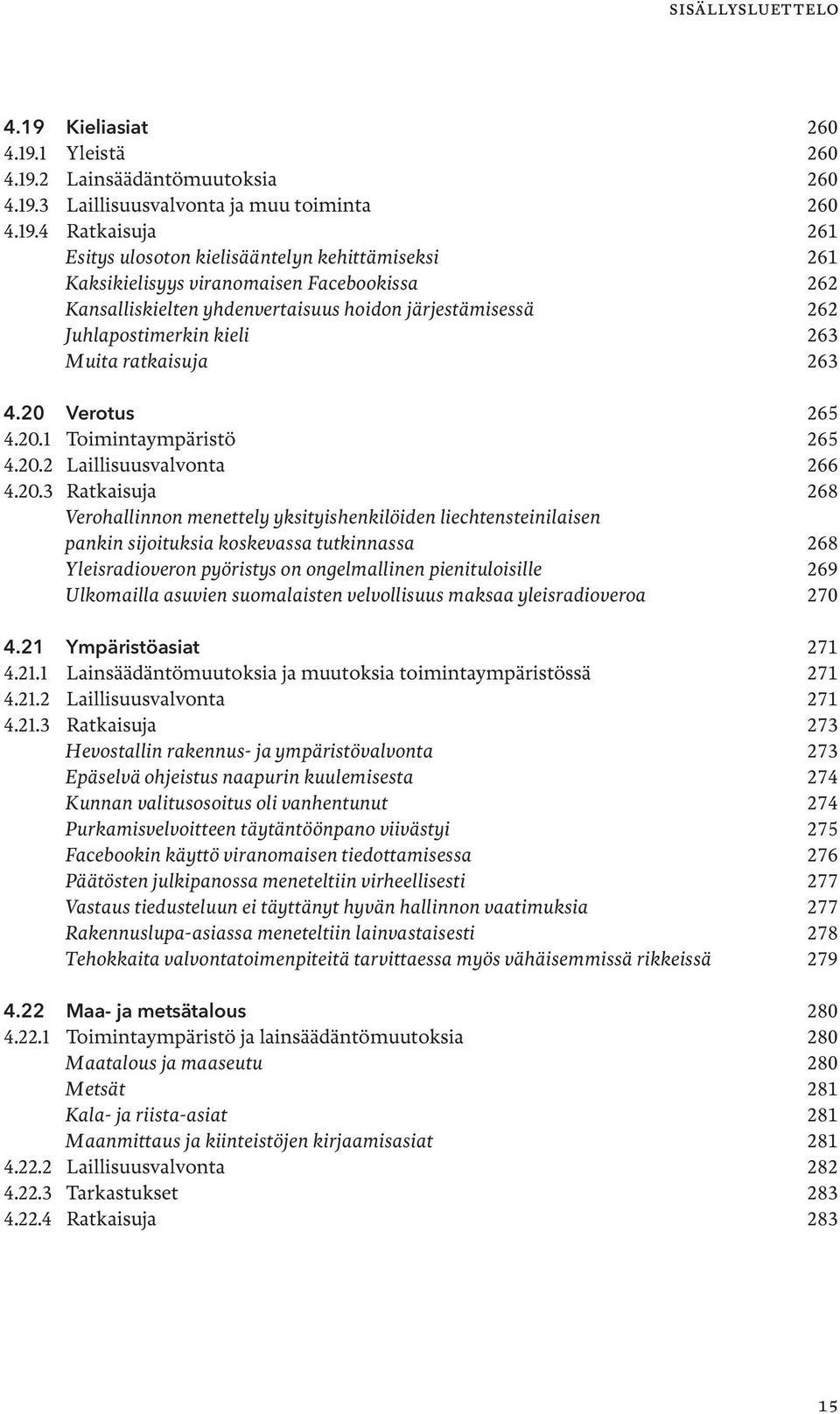 1 Yleistä 260 4.19.