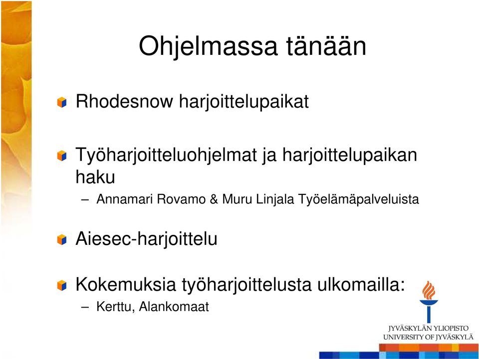 Annamari Rovamo & Muru Linjala Työelämäpalveluista