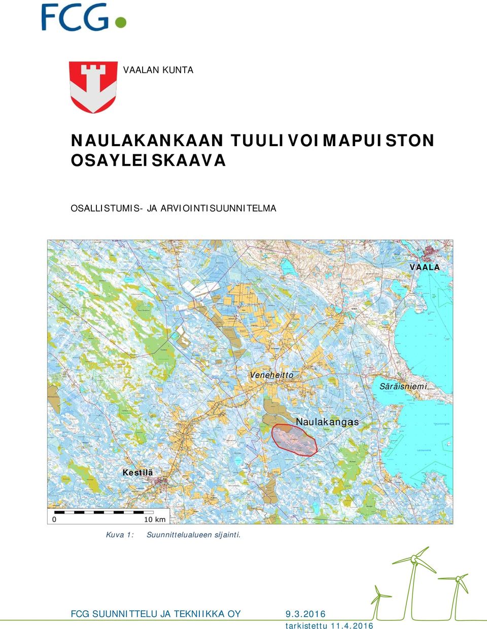 Säräisniemi Naulakangas Kestilä Kuva 1: Suunnittelualueen