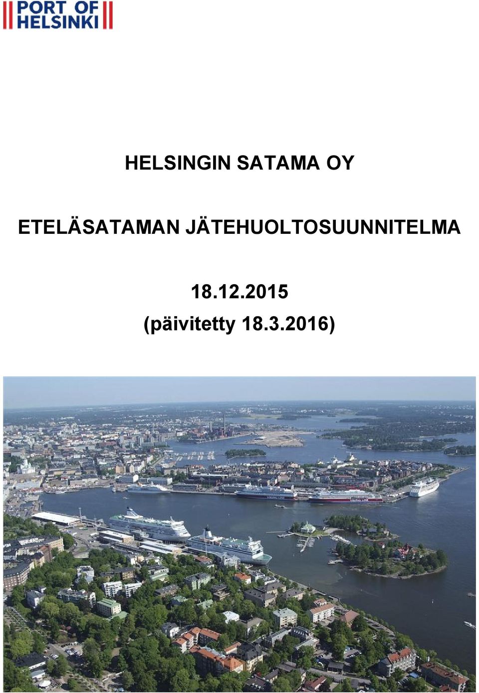 JÄTEHUOLTOSUUNNITELMA