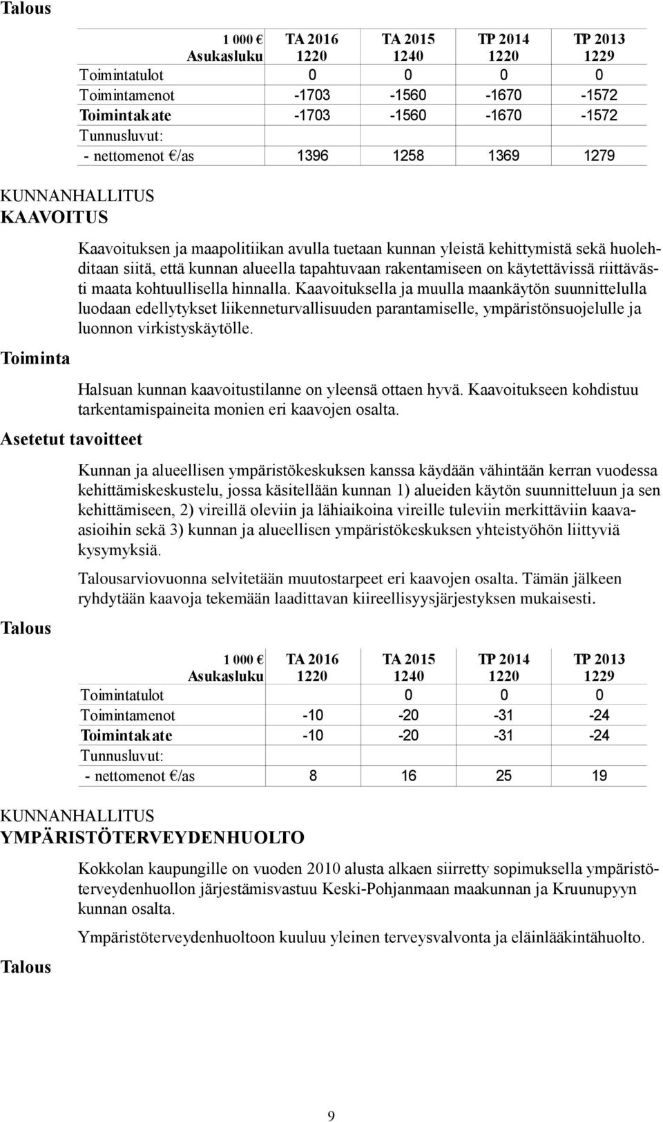 Kaavoituksella ja muulla maankäytön suunnittelulla luodaan edellytykset liikenneturvallisuuden parantamiselle, ympäristönsuojelulle ja luonnon virkistyskäytölle.