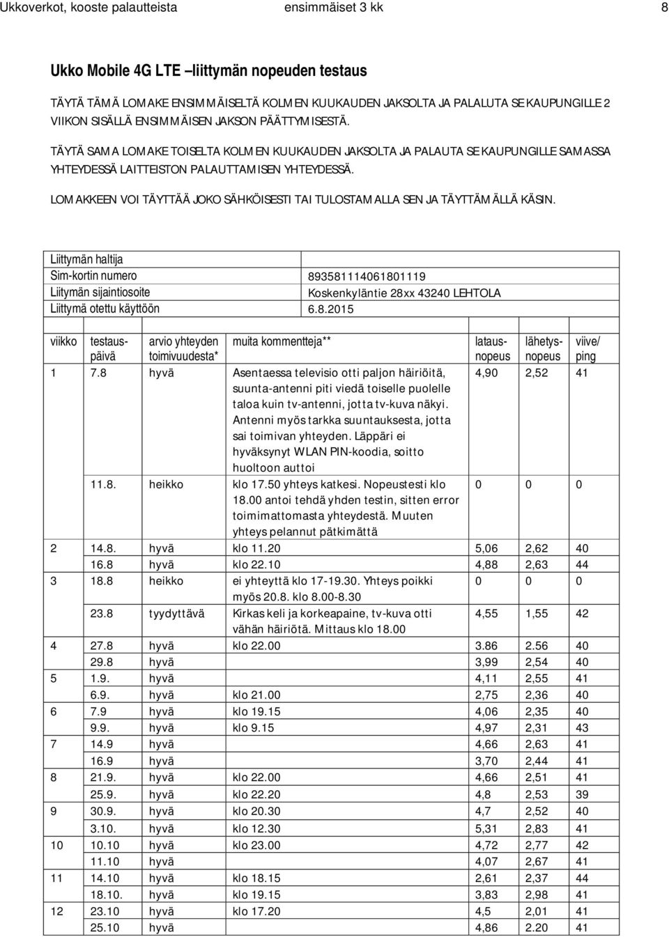 LOMAKKEEN VOI TÄYTTÄÄ JOKO SÄHKÖISESTI TAI TULOSTAMALLA SEN JA TÄYTTÄMÄLLÄ KÄSIN.