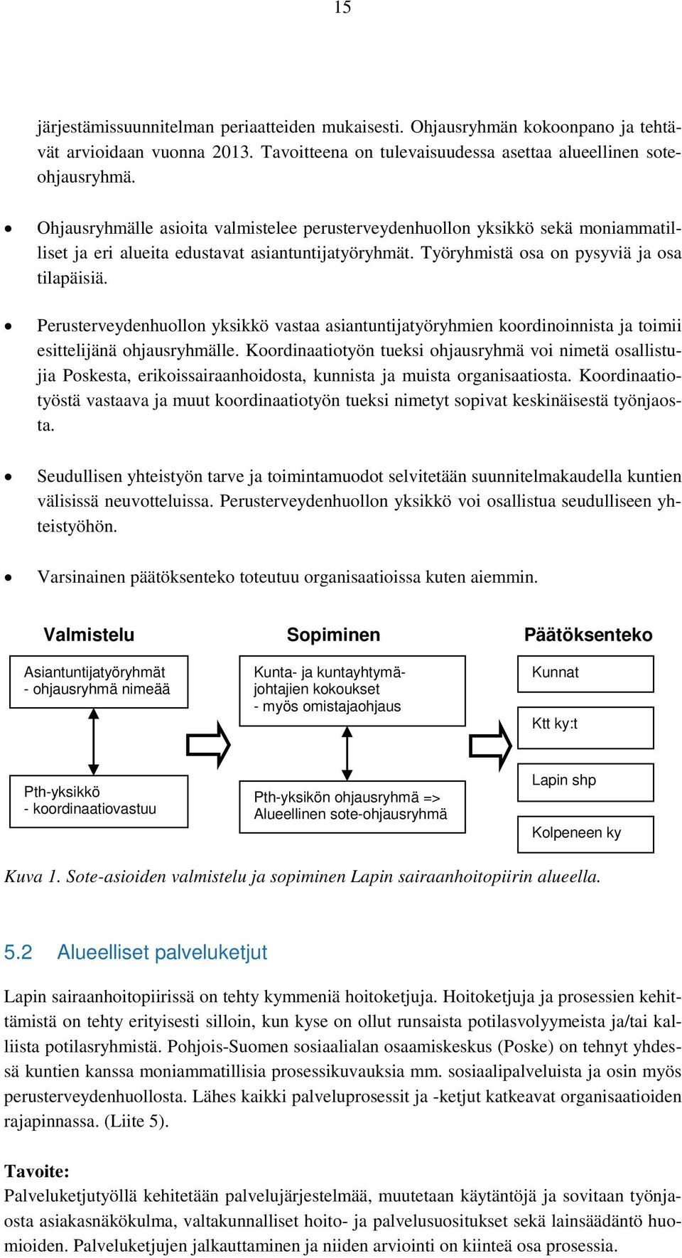 Perusterveydenhuollon yksikkö vastaa asiantuntijatyöryhmien koordinoinnista ja toimii esittelijänä ohjausryhmälle.