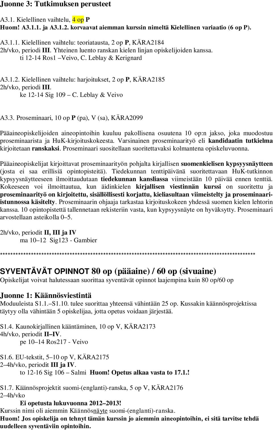 ke 12-14 Sig 109 C. Leblay & Veivo A3.