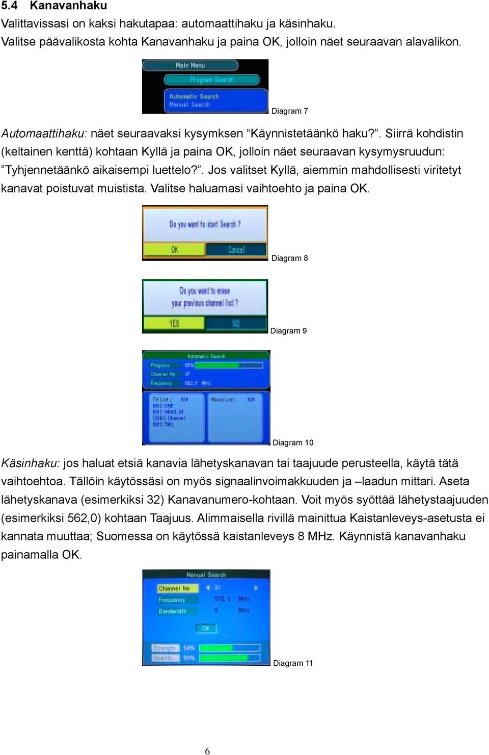 . Siirrä kohdistin (keltainen kenttä) kohtaan Kyllä ja paina OK, jolloin näet seuraavan kysymysruudun: Tyhjennetäänkö aikaisempi luettelo?