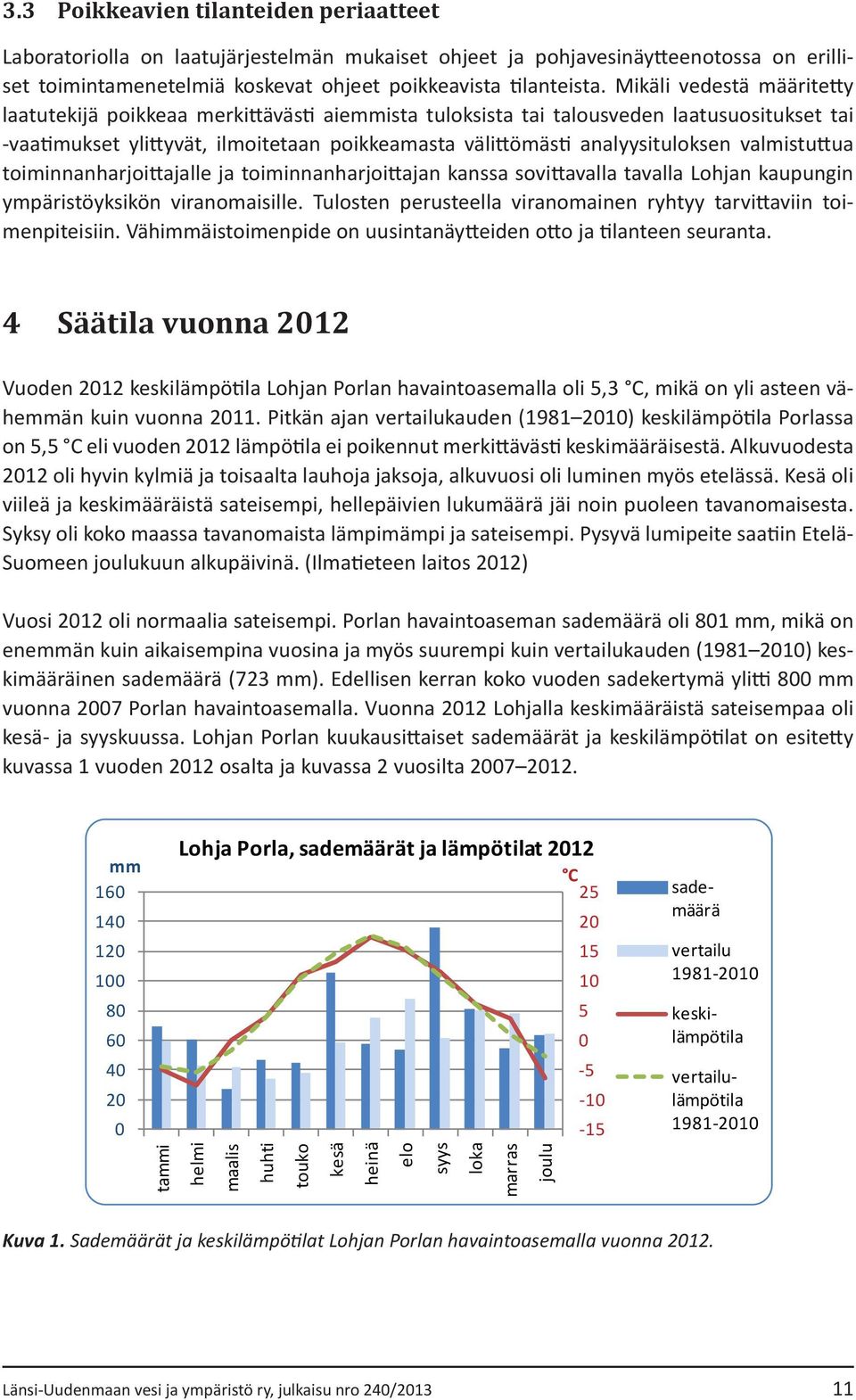 valmistuttua toiminnanharjoittajalle ja toiminnanharjoittajan kanssa sovittavalla tavalla Lohjan kaupungin ympäristöyksikön viranomaisille.