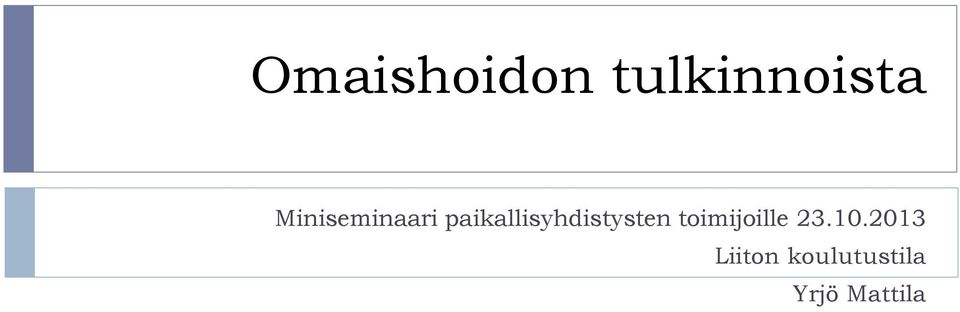 paikallisyhdistysten