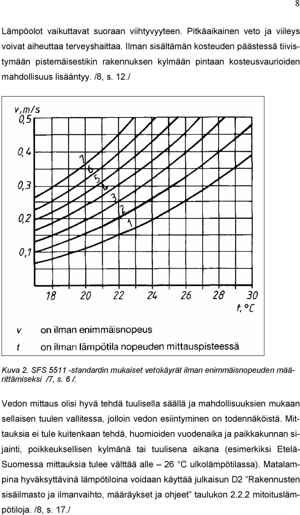 SFS 5511 -standardin mukaiset vetokäyrät ilman enimmäisnopeuden määrittämiseksi /7, s. 6 /.