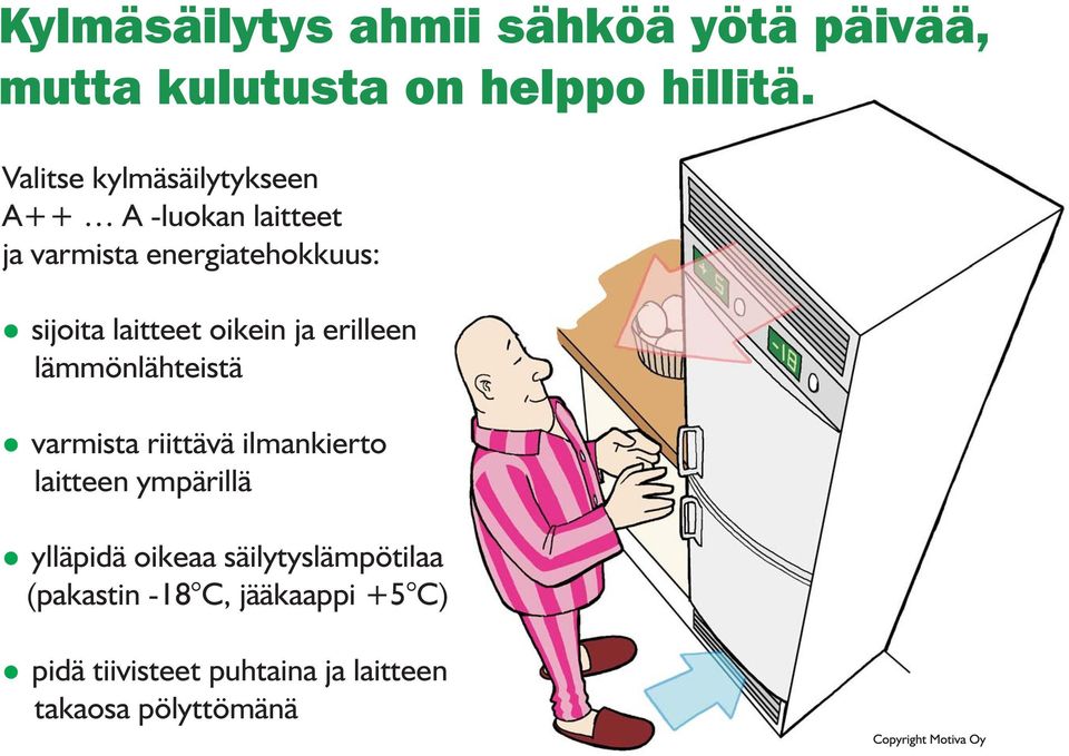 laitteet oikein ja erilleen lämmönlähteistä varmista riittävä ilmankierto laitteen ympärillä