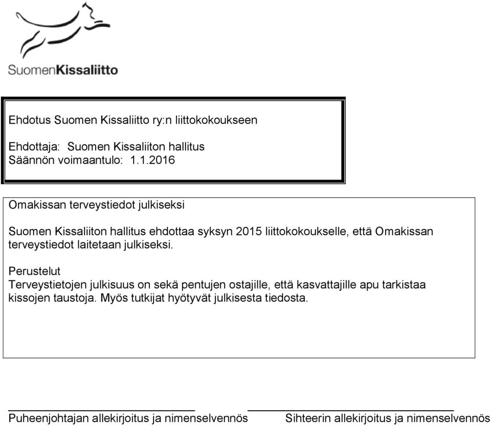 terveystiedot laitetaan julkiseksi.