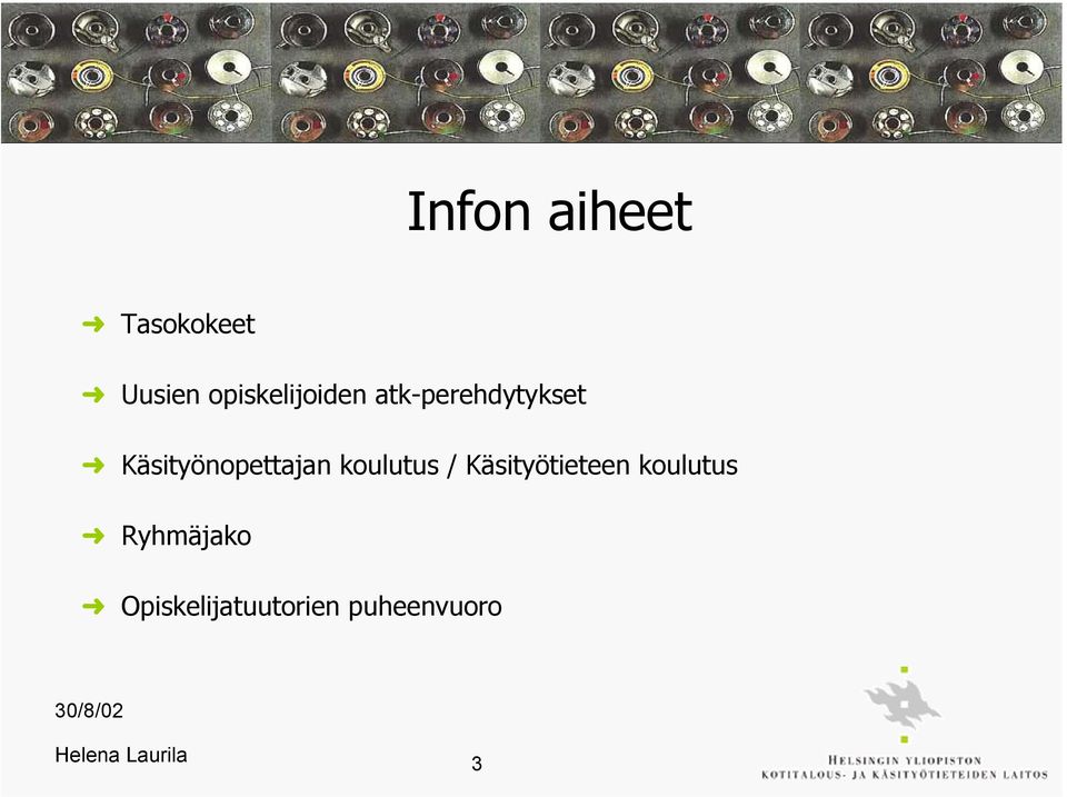 Käsityönopettajan koulutus /