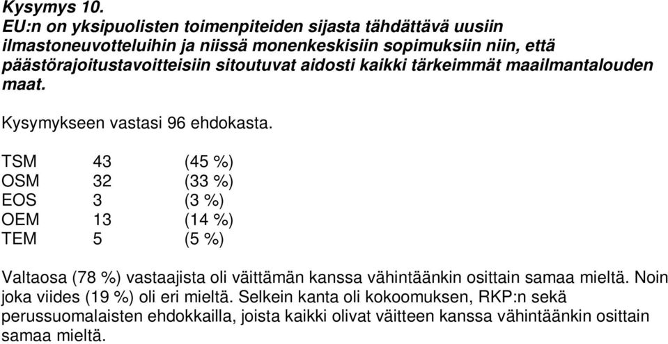 päästörajoitustavoitteisiin sitoutuvat aidosti kaikki tärkeimmät maailmantalouden maat.