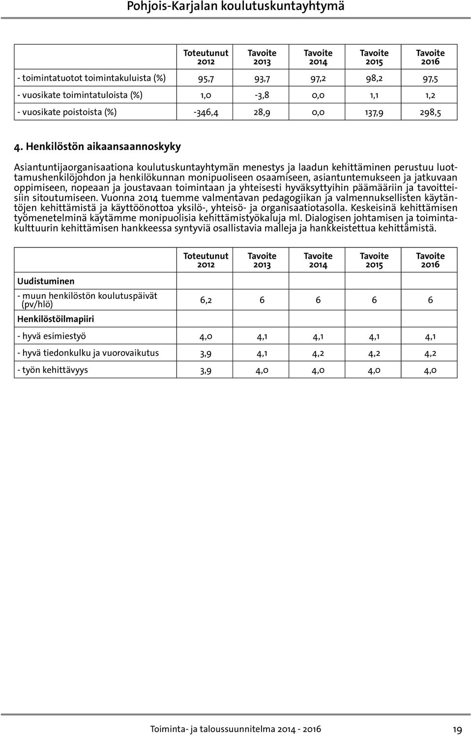 asiantuntemukseen ja jatkuvaan oppimiseen, nopeaan ja joustavaan toimintaan ja yhteisesti hyväksyttyihin päämääriin ja tavoitteisiin sitoutumiseen.