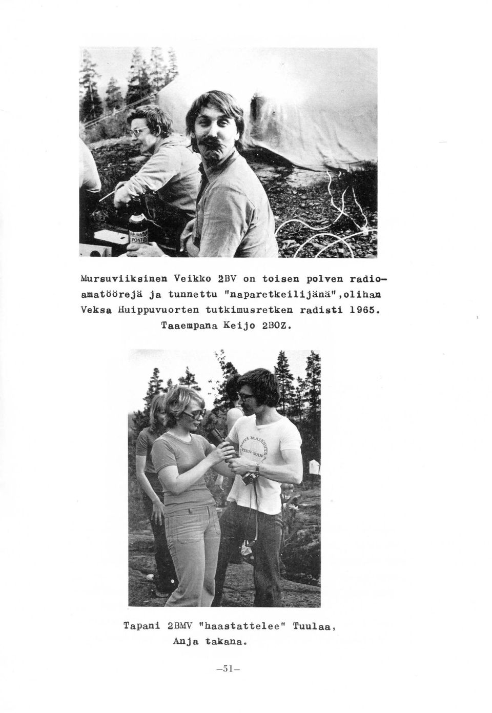 Veksa Huippuvuorten tutkimusretken radisti 1965.