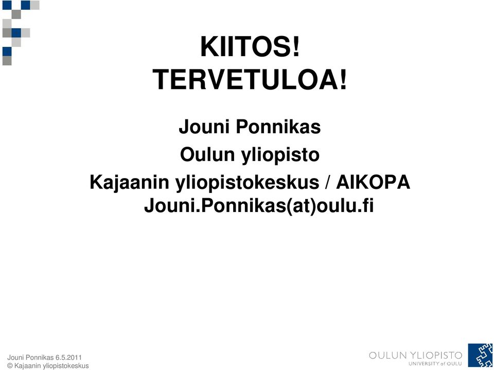 yliopisto Kajaanin