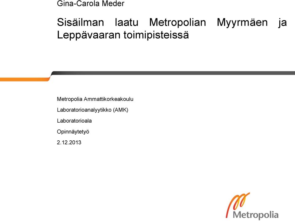 Metropolia Ammattikorkeakoulu