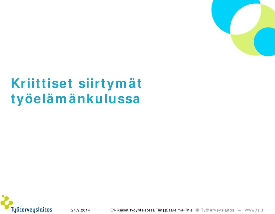 2014 Eri-ikäiset